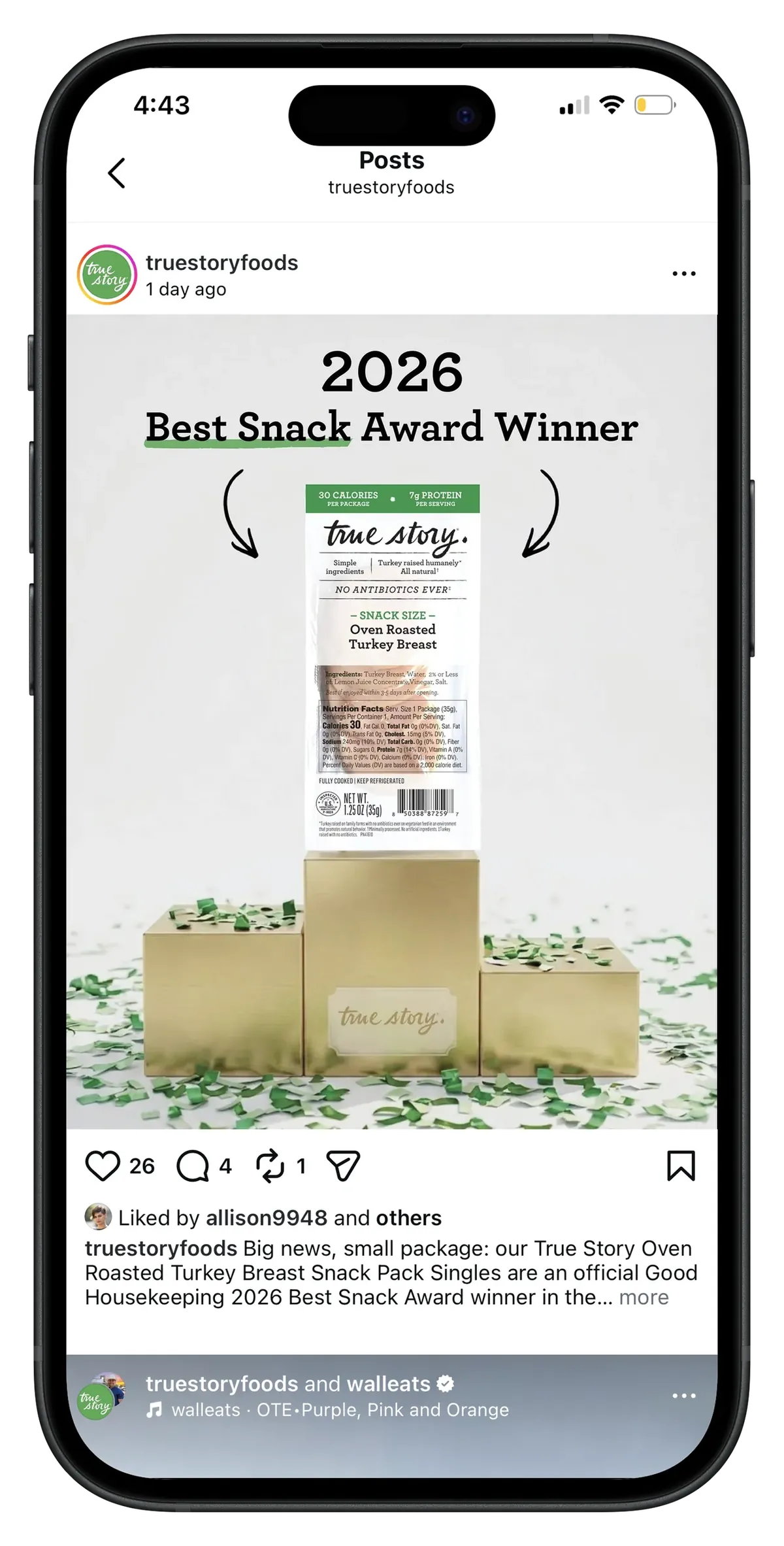 2026 Best Snack Award